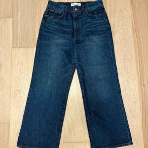 Denim Forum Farrah Jeans in Be About Dark Bleu